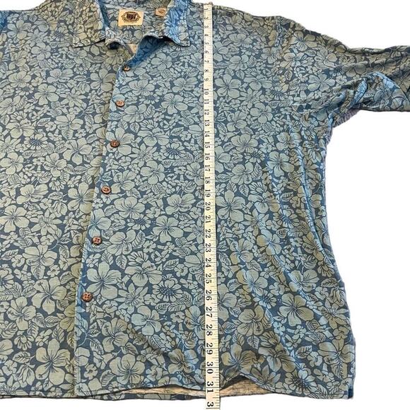 Pusser’s West Indies Silk Button Down Shirt Sz XXL Floral Vacation Resortwear - Picture 9 of 10